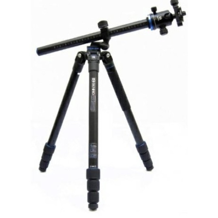 Stativ foto Benro GoPlus Travel, aluminiu cu magneziu, functie monopod, coloana inclinabila, FGP28AB2
