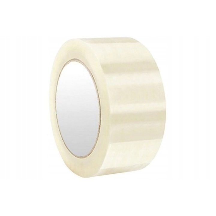 Banda adeziva, Acril, Transparent, 48mmx60m