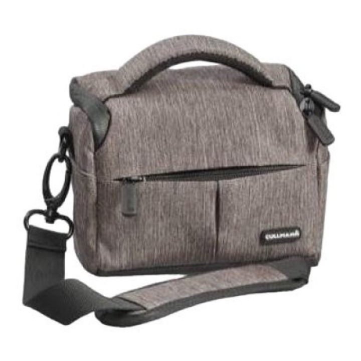 Geanta foto-video Malaga Vario 200, Cullmann, Poliester, Impermeabil, 7.5 x 14 x 9 cm, Maro