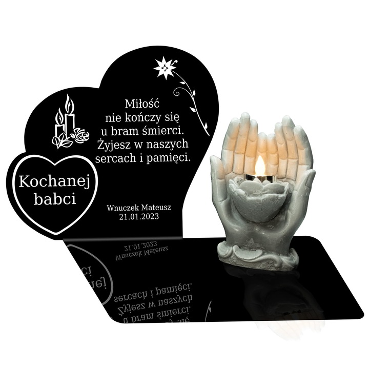 Lumanare Decorativa DECORTREND, Personalizata, Polis Lucios, Multicolor, 21x34x14,5cm