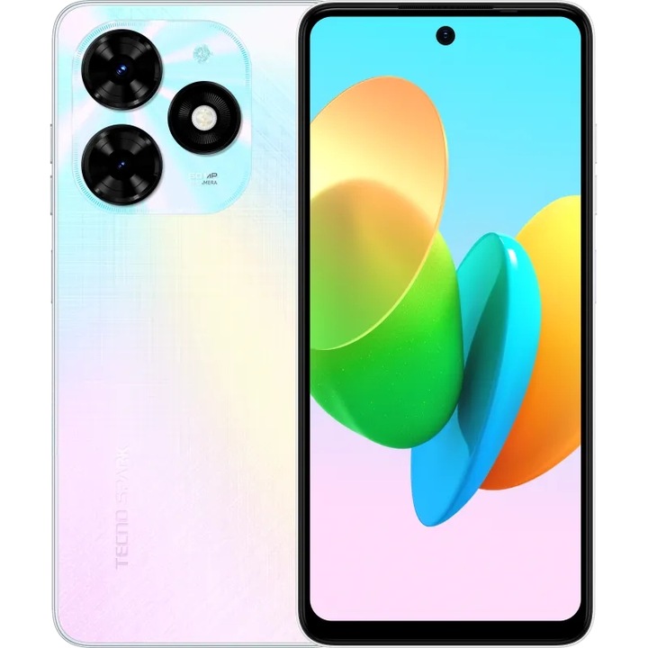 Смартфон Tecno Spark 20C, 4GB RAM, 128GB, Mystery White