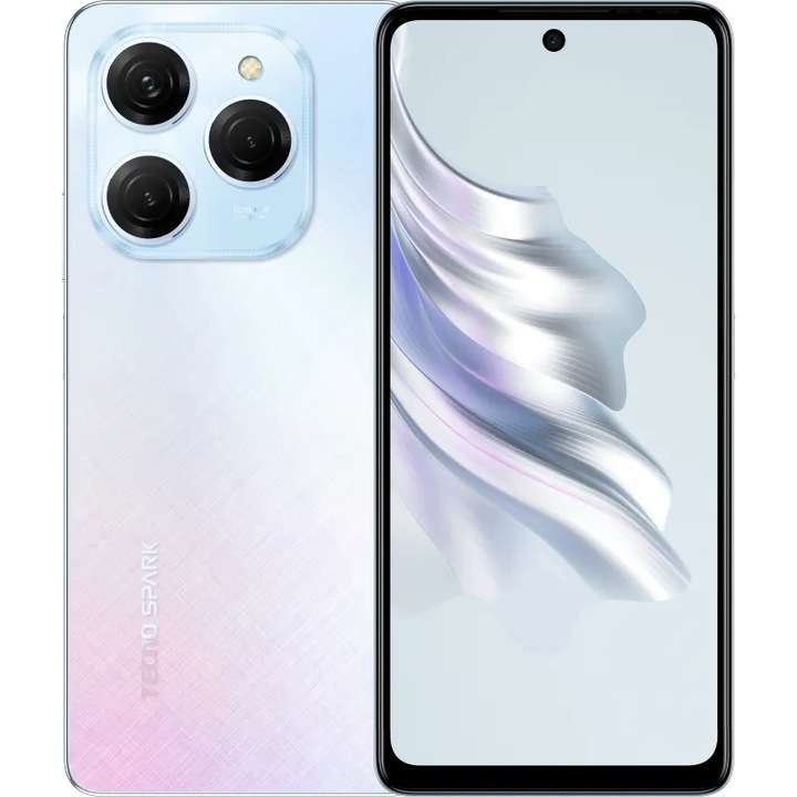 Смартфон Tecno Spark 20 Pro, 8+256 GB, Бял
