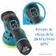 Безжична автомобилна шлайфмашина APF, 12V, 8 скорости, пълен комплект аксесоари, ергономичен дизайн