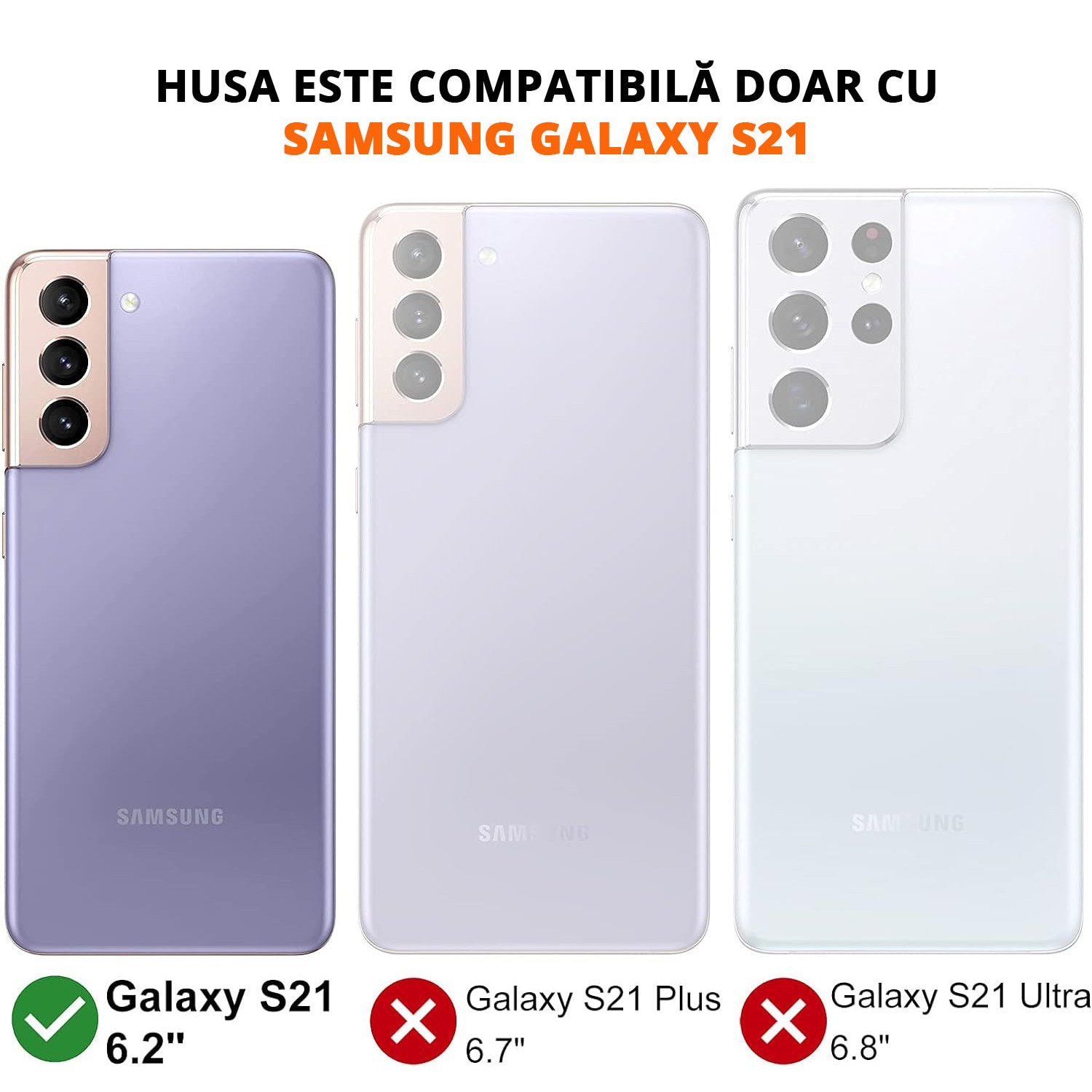 Husa pentru Samsung Galaxy S21, inel rotativ si Kickstand 360°, Protectie Militara Antisoc, cu disipare termica, Silver