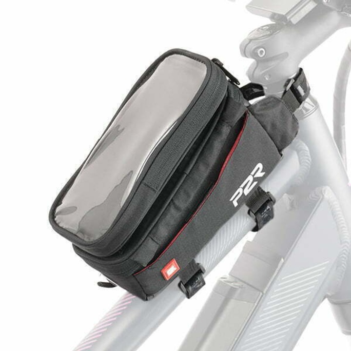 Geanta bicicleta ,P2R, 1.8L, poliester, negru