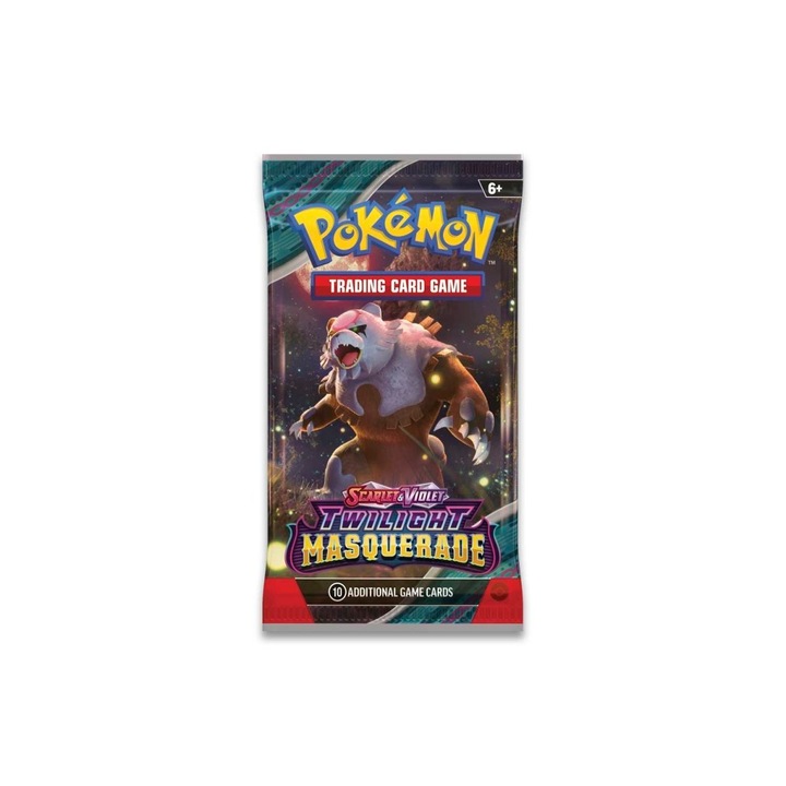 10 db Pokémon TCG kártya készlet: Scarlet & Violet – Twilight Masquerade Booster