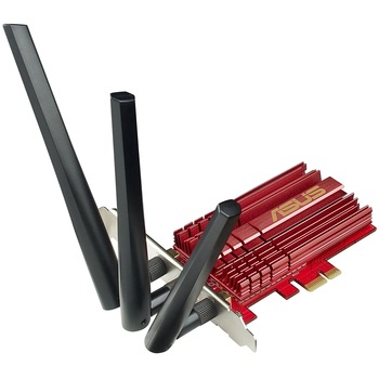 Adaptor wireless AC1900 ASUS PCE-AC68, PCI-E Adaptor wireless AC1900 ASUS PCE-AC68, PCI-E