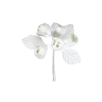 Flori de pus in piept pentru nunta de culoarea Ivory, Riethmueller, 1 buc Flori de pus in piept pentru nunta de culoarea Ivory, Riethmueller, 1 buc