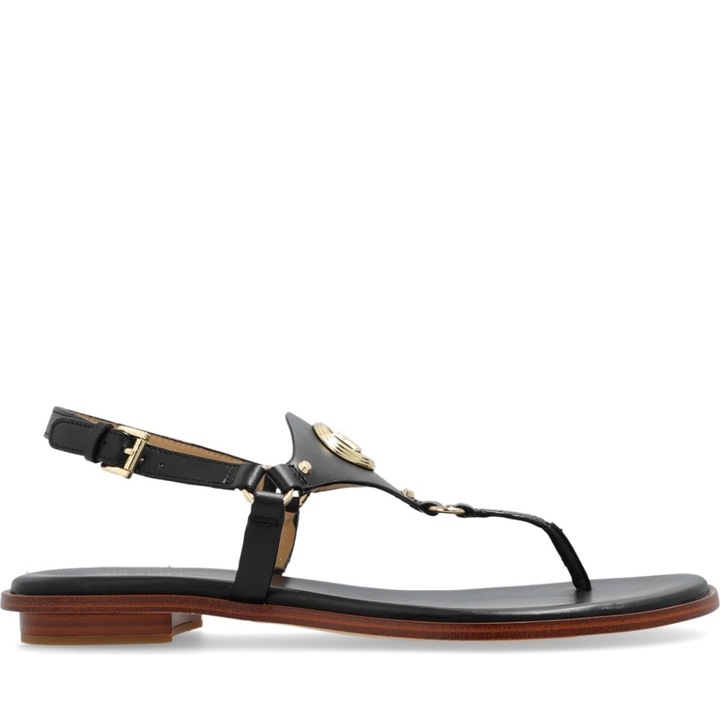 Michael Kors noi szandal termeszetes borbol, Fekete