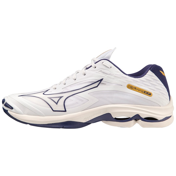 Pantofi sport pentru barbati, Mizuno, Sintetic, Alb/Albastru, Alb/Albastru