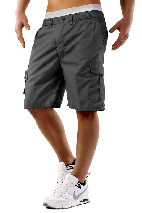 Férfi rövidnadrág Max Men, Pamut, Sötétszürke, Sötétszürke