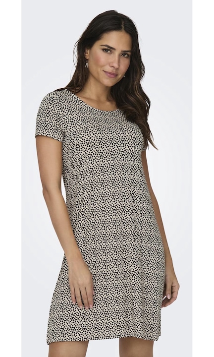 Дамска рокля ONLY, 4085 Ежедневна, Текстил, Сив