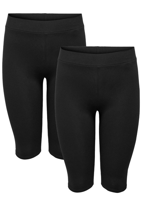 2 pár harisnya készlet CSAK CARMAKOMA, 4746, pamut, Koptatott fekete