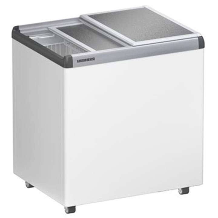 Lada congelatoare pentru inghetata LIEBHERR EFE 2200, 213 l volum brut, 82, 5/83, 5/66cm, Clasa C, 413 kWh/a, Capac glisant din aluminiu, Otel, Alb