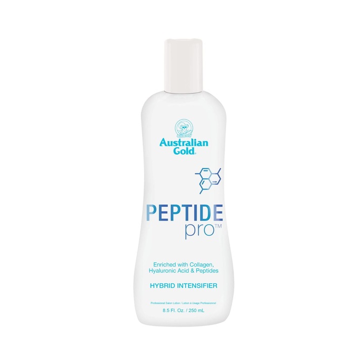 Lotiune pentru stimularea bronzului, Australian Gold, Peptide Pro Hybrid Intensifier, 250ml
