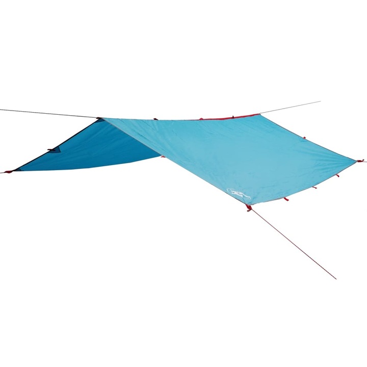 Prelata de camping vidaXL, albastru, 360x294 cm, impermeabila, 1.65 Kg