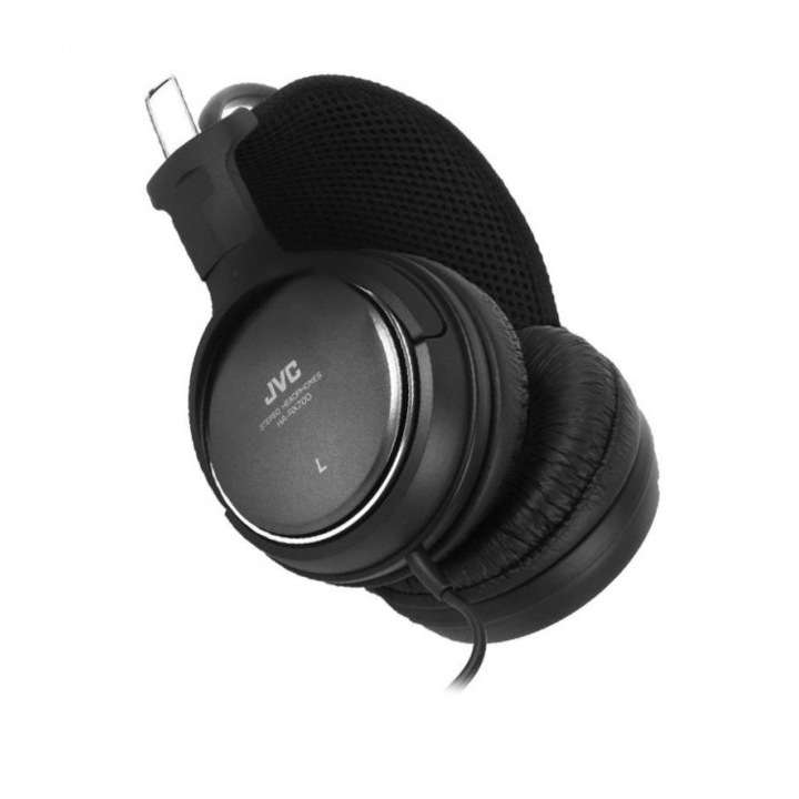Casti cu fir, JVC, HAR-X700E, Supra-aural, 105dB, Cablu 3,5 m, Negru