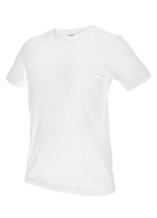 Tricou barbati, Neo, bumbac, alb, Alb