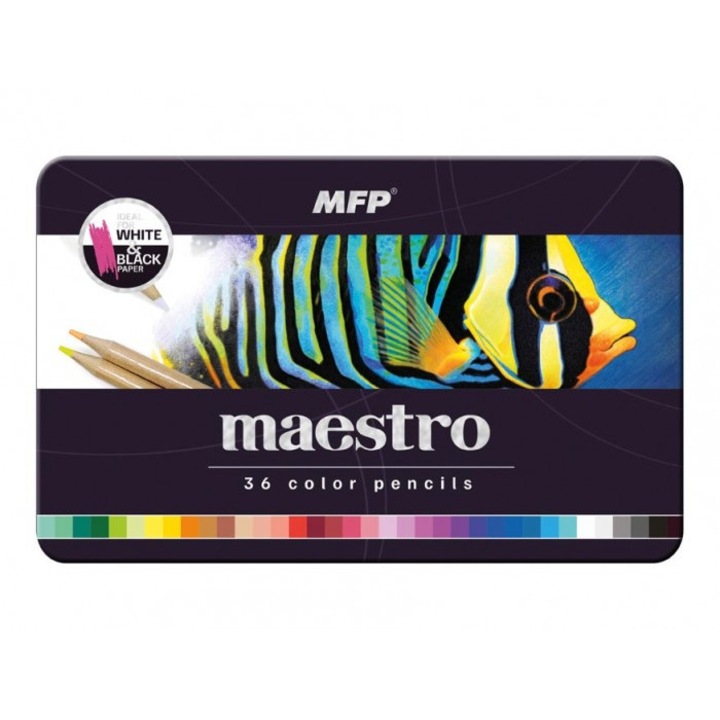 Színes ceruzák, MFP, 36 szín, többszínű