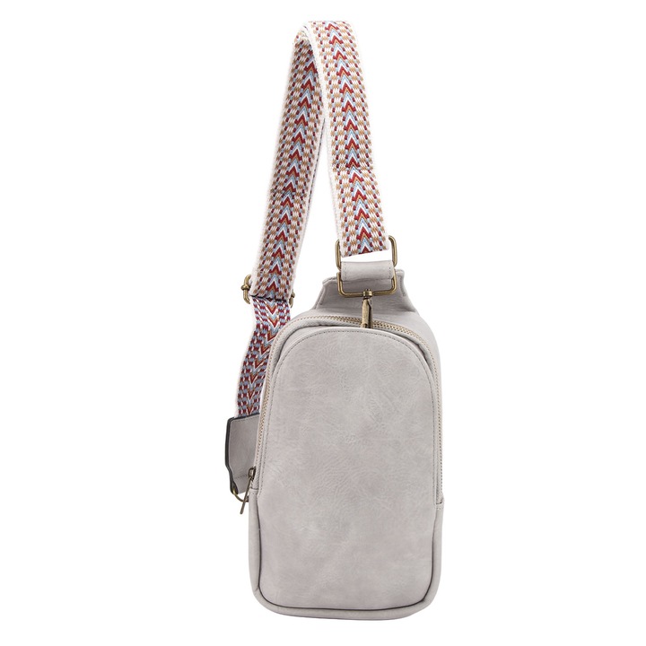 Női kézitáska, QttvbTna, poliuretán/poliészter, szürke