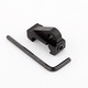 Suport carlig pentru banduliera, QttvbTna, Aluminiu, Compatibil cu sine Picatinny / Weaver 20 mm, Negru
