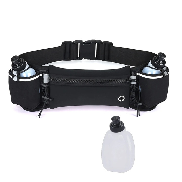 QttvbTna kézitáska, lycra, fekete, 35x10x2cm