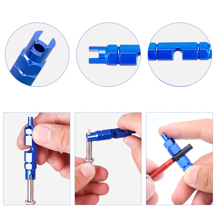 Schrader szelepmag, Enforose, tartósság, biztonság, készlet autókhoz, teherautókhoz, motorkerékpárokhoz, kerékpárokhoz, ATV-khez