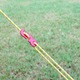 Set 4 Franghii camping, QttvbTna, 4m, nylon, galben/rosu