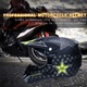 Casca de Mountain Bike cu ochelari, manusi, scut facial, negru / Rockstar, set Motocross pentru adulti, mare, L