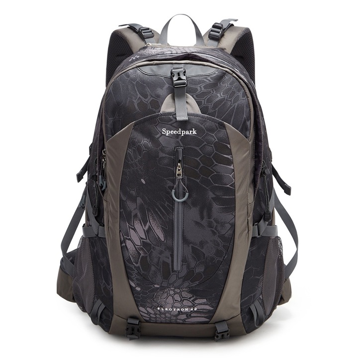 Rucsac drumetie QttvbTna, 35x23x54cm, gri inchis