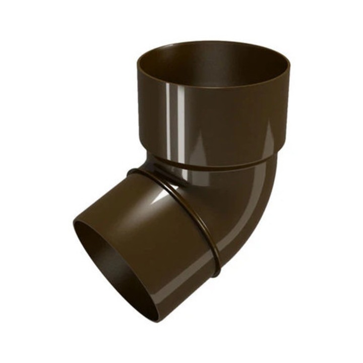 Devorex Classic 120 arc de jgheab, 67,5°, O80, maro