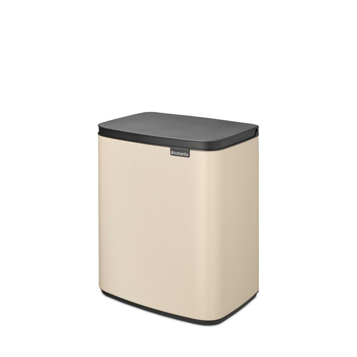Cos de gunoi Brabantia Bo Mic, 12L, bej pal, bej