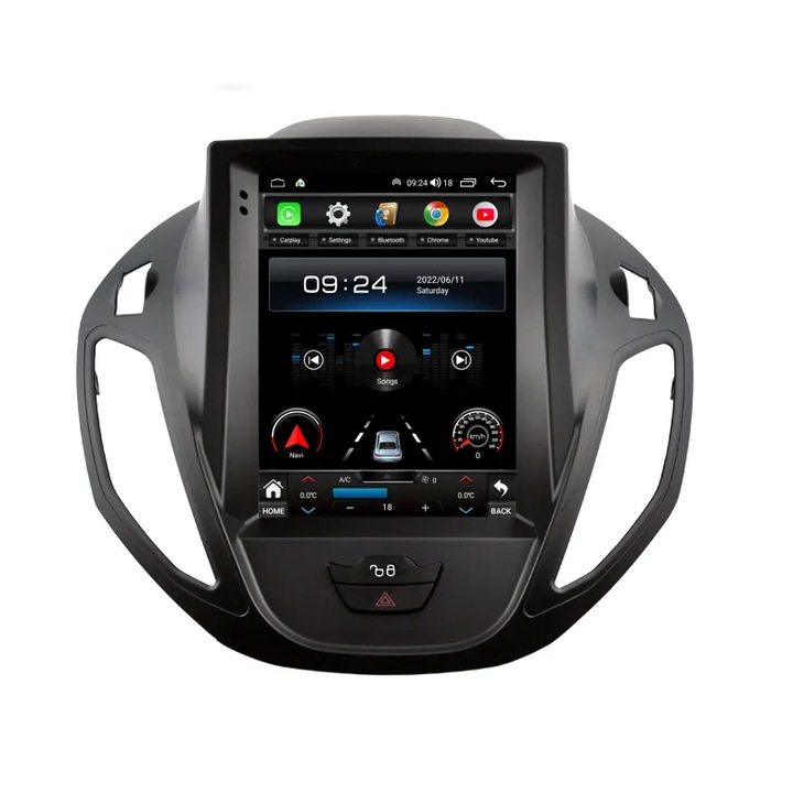 Multimédia navigációval ZT, FORD TRANSIT COURIER TOURNEO B-MAX 2012-2017, 8+4+64, 9648