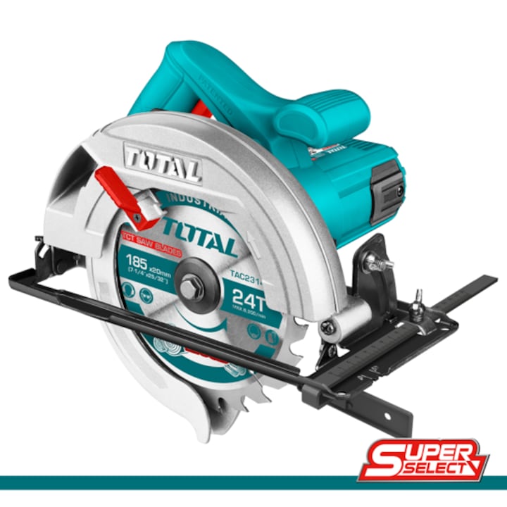 Ръчен циркуляр Total Industrial, Ф 185 мм, 1400 W TL IND TS11418526