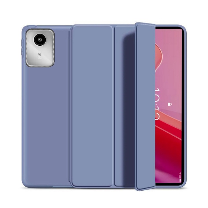 Husa Ultra Slim, pentru Lenovo Tab M11 / K11, 11.0", Silicon TPU, Smart Cover - Mov