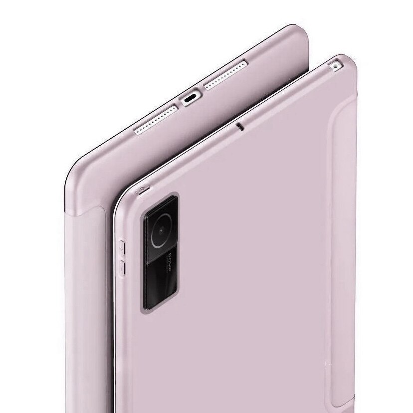 Husa Ultra Slim, pentru Lenovo Tab M11 / K11, 11.0", Silicon TPU, Smart Cover - Roz