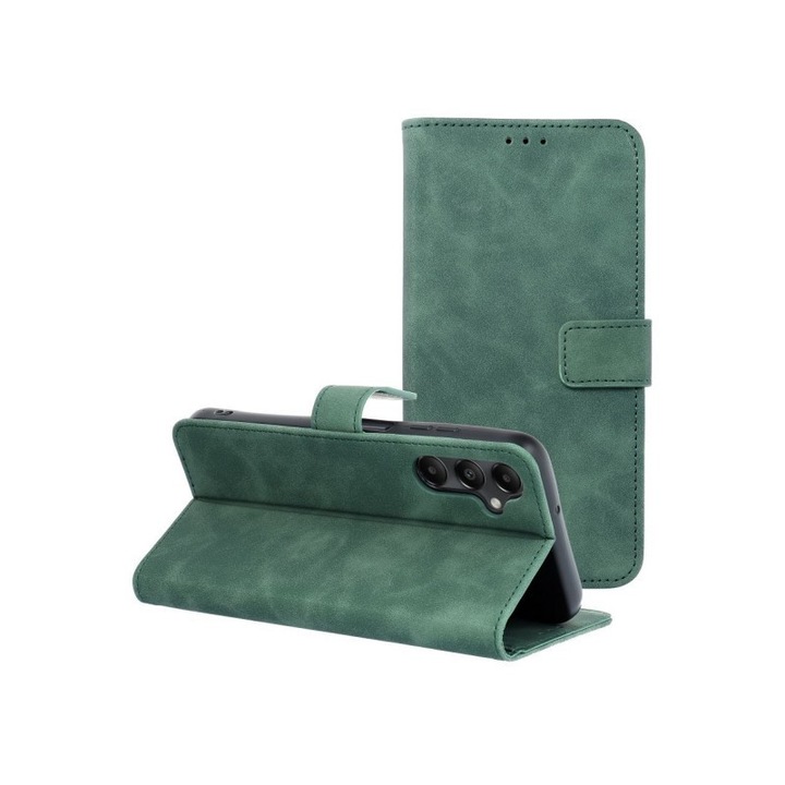 Husa Tip Carte Forcell Tender, Compatibila Cu Samsung Galaxy A05s, Verde