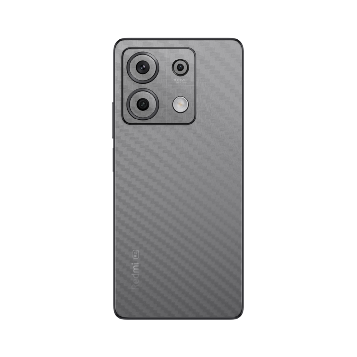 Folie iSkinz pentru Xiaomi Redmi Note 13 - Carbon Transparent, 360 Cut, Skin Adeziv Full Cover, Protectie Carcasa Spate si Laterale