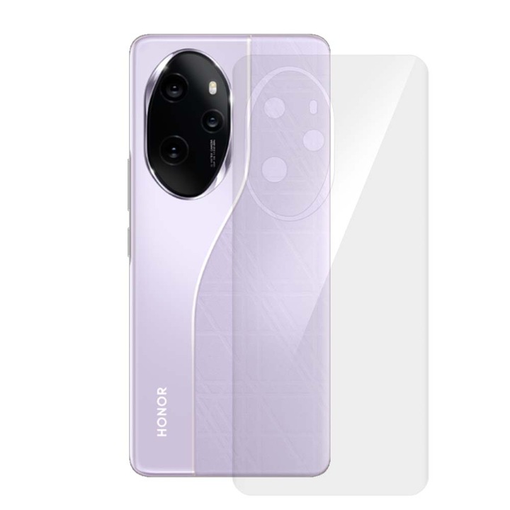SILKASE hátfólia Honor 100 Pro-hoz, hátvédelem, megújuló szilikon
