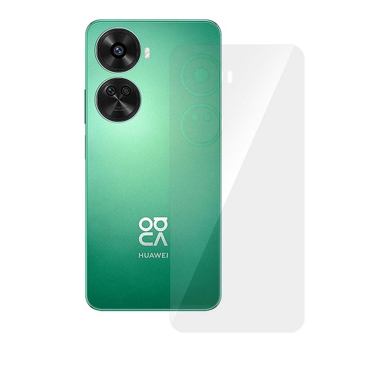 SILKASE hátfólia Huawei Nova 12 SE-hez, hátvédő, megújuló szilikon