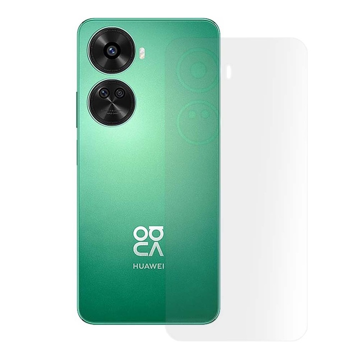 SILKASE matt hátfólia Huawei Nova 12 SE-hez, hátvédő, szilikon