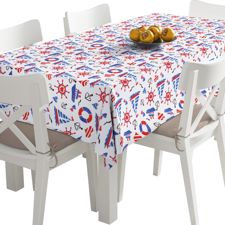 Abrosz, tengeri, poliészter, téglalap, méret: 140 cm x 110 cm, TDX077/110