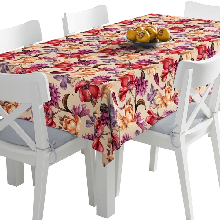 Abrosz, Vadvirágok 1, Poliészter, Téglalap, Méret: 140 cm x 220 cm, TDX191/220