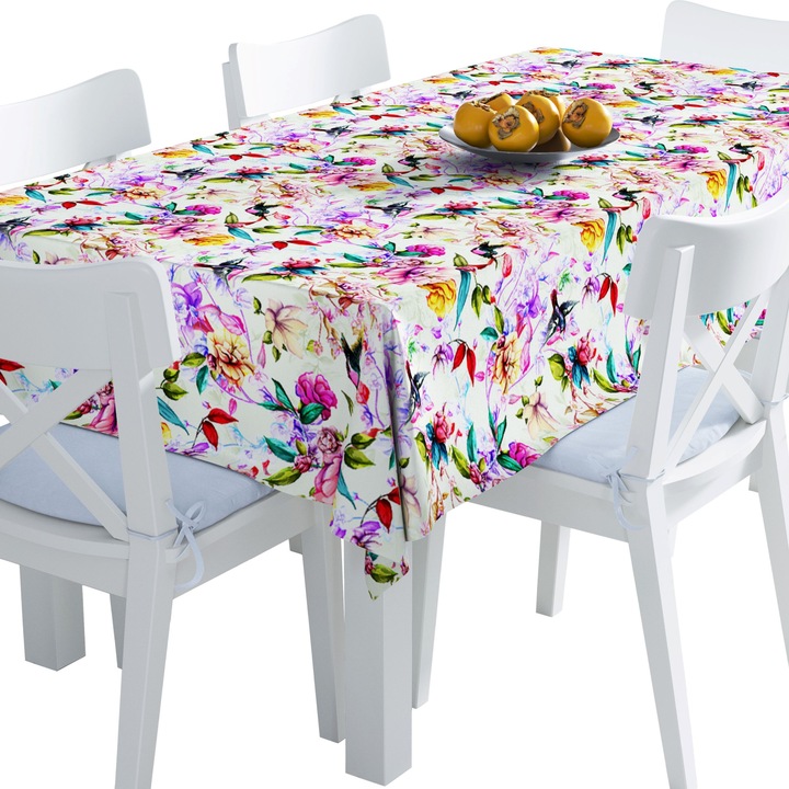 Abrosz, Magnóliavirág Vitorlák, Poliészter, Téglalap, Méret: 140 cm x 500 cm, TDX221/500