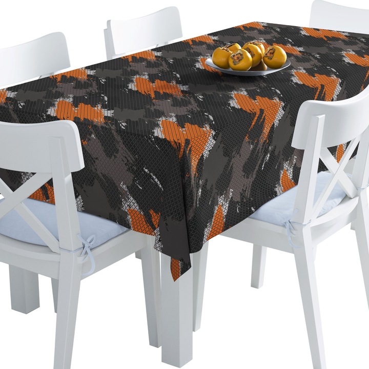 Abrosz, geometrikus absztrakció, poliészter, téglalap, méret: 140 cm x 250 cm, TDX243/250