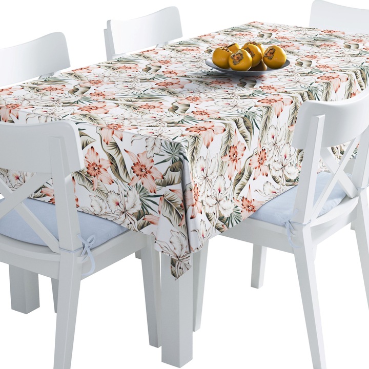 Abrosz, Nárcisz, Poliészter, Téglalap, Méret: 140 cm x 110 cm, TDX278/110