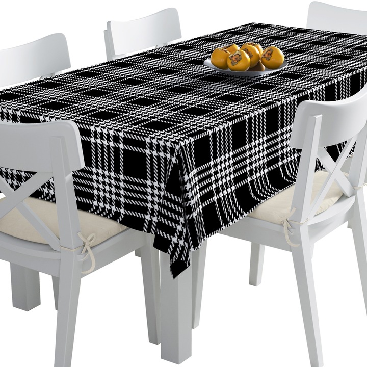 Abrosz, kockás 7, Poliészter, Téglalap, Mérete: 140 cm x 110 cm, TDX346/110