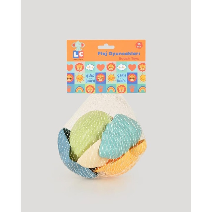LetsBeChild, Homokforma készlet, kagyló 6 db