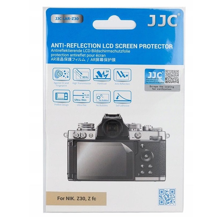 Protector de ecran LCD pentru Nikon Z30, Z 30, Z fc, Zfc, JJC policarbonat PET, LAR-Z30