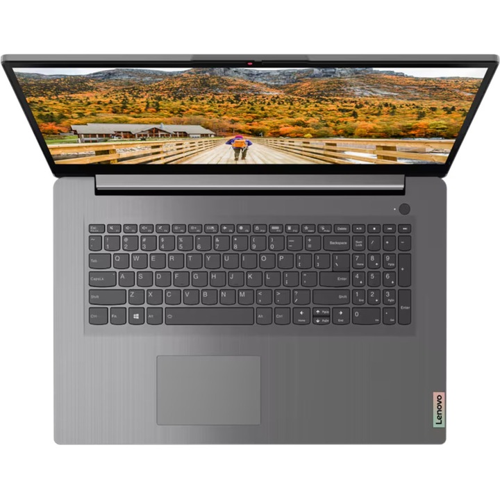 Laptop Lenovo IdeaPad 3 17ALC6, 17,3", HD+, AMD Ryzen 5 5500U, 8 GB DDR4, 512 GB SSD, AMD Radeon, operációs rendszer nélkül, Arctic Gray